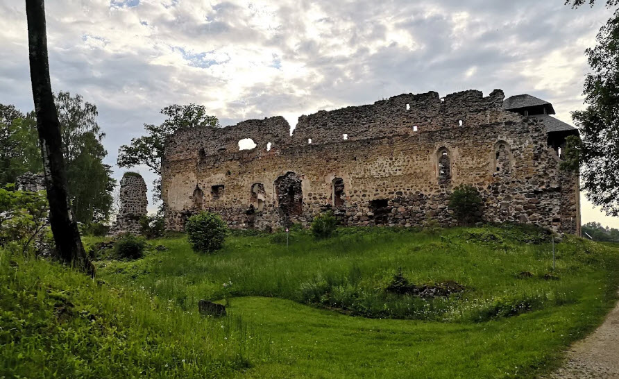 Rauna Castle Ruins, Latvia
